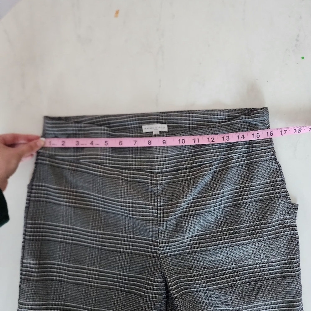 Maison D' Amelie Gray Plaid Pants Sparkle - Picture 5 of 13